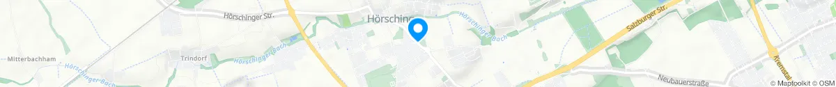 Kartendarstellung des Standorts für Ikarus-Apotheke in 4063 Hörsching